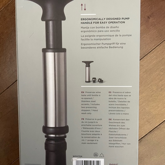 Rabbit Stainless Steel Wine Preserver - Picture 5 of 7